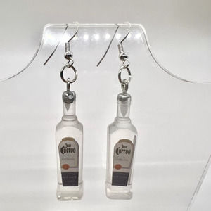 Jose Cuervo Tequila Earrings - New Years Eve Earrings - Alcohol Earrings